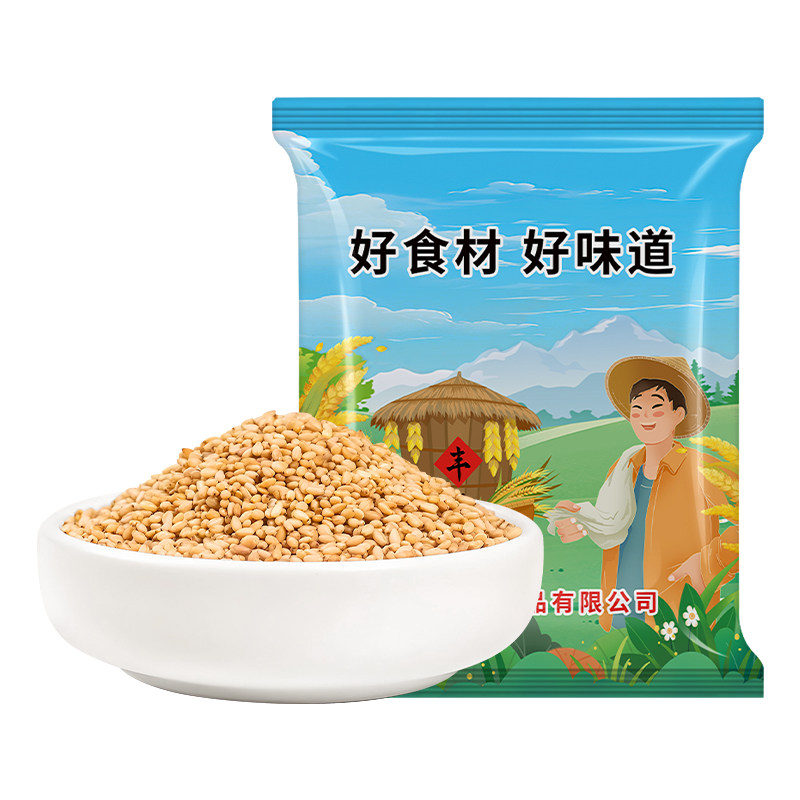 贤农嫂炒熟白芝麻免洗即食现炒