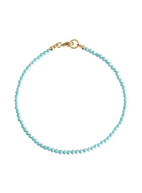 极细2mm天然原矿石手链