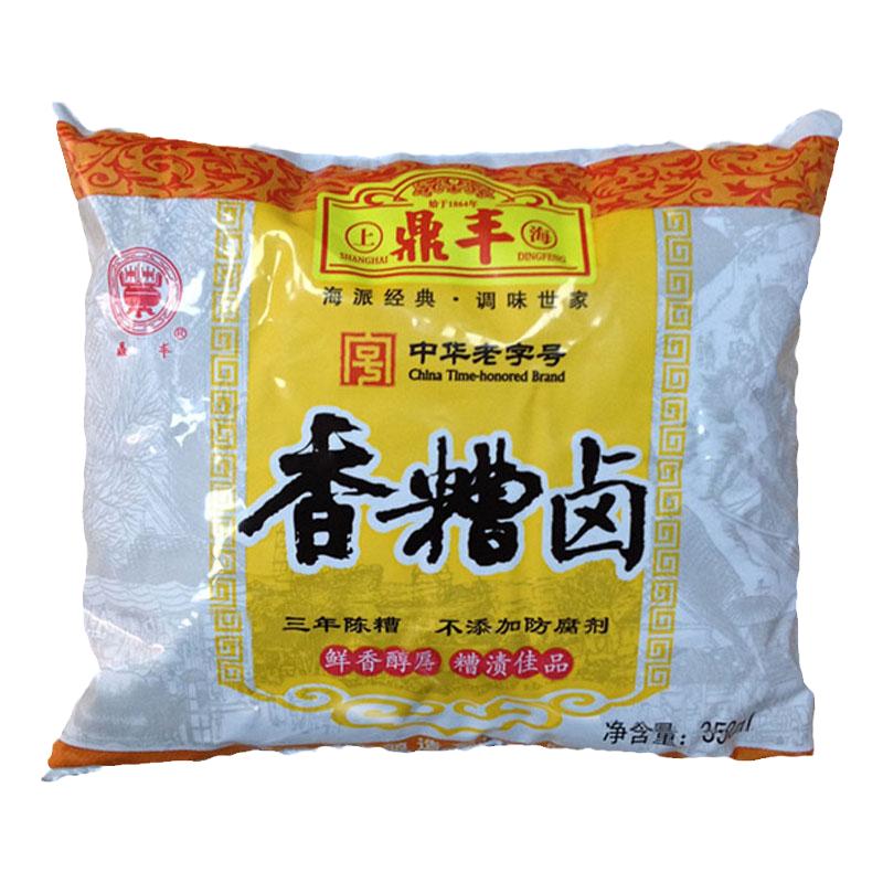 上海鼎丰牌香糟卤350ml*6袋糟卤鸡爪豆角花生卤料调料包邮