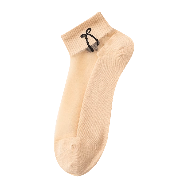 袜子女透气春夏季薄款短袜水晶玻璃冰丝袜蕾丝花边短筒纯棉底透明