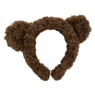 可爱小熊耳朵毛绒头饰发箍女洗脸发箍网红发卡头箍刘海发饰发捆