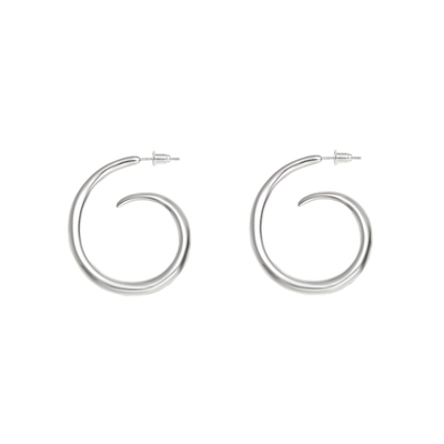 EWEST 新款时序藤蔓耳环小众设计感女耳钉耳圈高级原创素圈耳饰