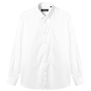 【DP免烫】雅戈尔春新品商务休闲正装通勤纯棉白长袖衬衫衬衣男