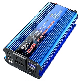 车载逆变器12V24V48V转220V正弦波大功率3000W货车家用电源转换器