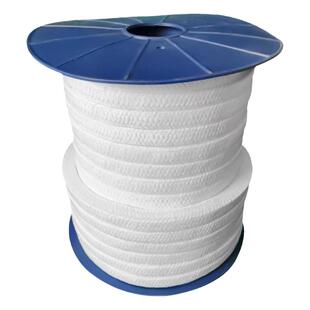 四氟盘根PTFE耐腐蚀高压无油含油泵用密封填料垫环聚四氟乙烯填料