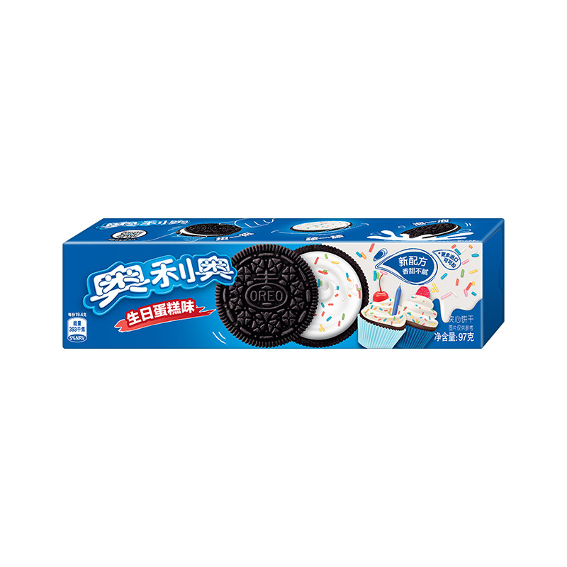 奥利奥生日蛋糕味夹心饼干97g