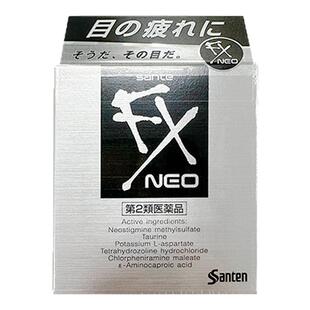 日本参天FX NEO眼药水视力模糊眼疲劳结膜充血眼红预防眼疾滴眼液