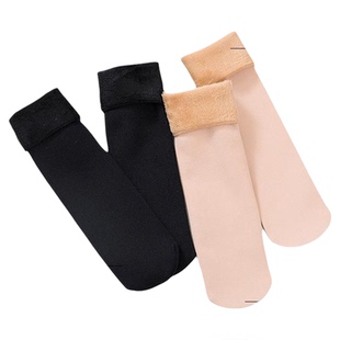 秋冬款雪地袜男女同款秋冬季加绒加厚防冻保暖袜子长筒地板袜抗寒