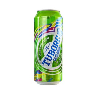 乐堡啤酒Tuborg啤酒330ml*24罐嘉士伯官方清爽型拉格小麦啤酒罐装