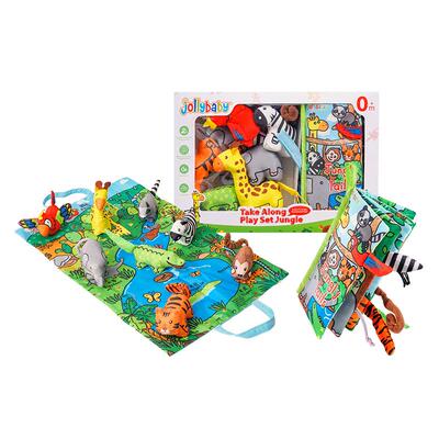 【主播推荐】jollybaby立体布书礼盒婴儿早教益智玩具0-1岁