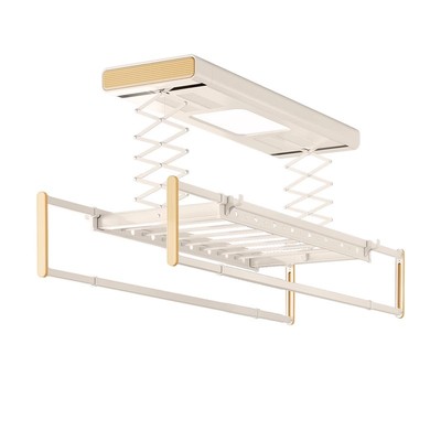 可连接手机APP音响奶油风晾衣架