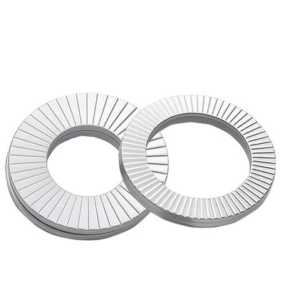 双叠自锁防松垫圈楔形止退子母垫