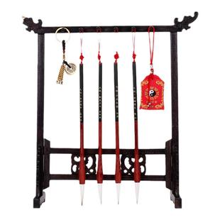 文昌塔摆件九层木质文昌笔毛笔架四只挂件套装学生书房装饰旗舰店