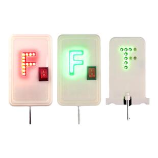 f光源f型光源F光源实验绿色LED灯新型带开关点光源红光高亮光学实验器材凸透镜成像光具座透镜成像教学仪器