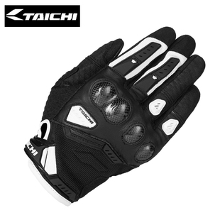 车迷辰TAICHI碳纤维摩托车手套机车赛车触屏骑士男防摔透气RST444