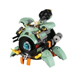 仓鼠破坏球变形机甲小老弟男孩拼装模型儿童积木赠品节日玩具礼物