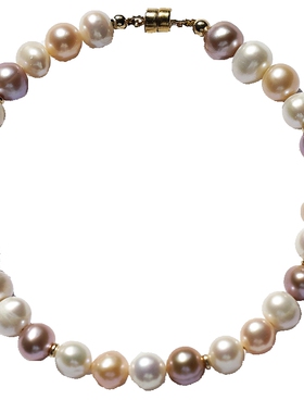 法式珍珠手链纯天然淡水淑女轻奢