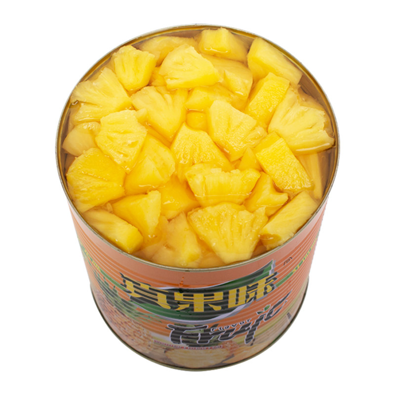 糖水菠萝罐头商用3kg整箱批发