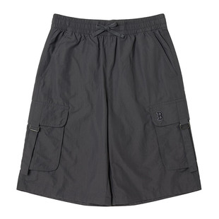 MLB情侣短裤26春夏新品凉感防晒防泼水工装梭织休闲裤3ASMB1863