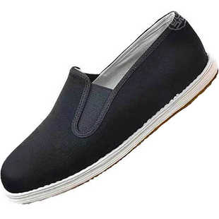 福泰欣老北京布鞋男乌拉草纯手工千层底布鞋男懒人牛筋底传统男鞋