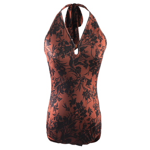 歌瑞亚专业拉丁舞服女成人国标舞训练服春夏新款连档吊带上衣126