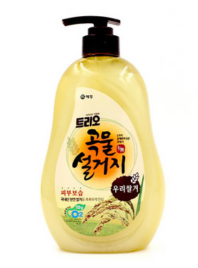 爱敬餐具洗涤剂米糠750ml洗洁精