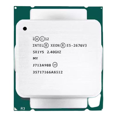 Intel至强E5-2676 V3 CPU 12核心24线程二手拆机服务器散片处理器