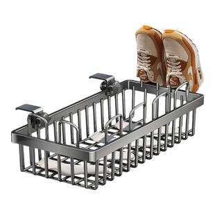 阳台晾衣神器防盗网窗户护栏杆晾衣架挂室外家用挂钩凉晒鞋置物架