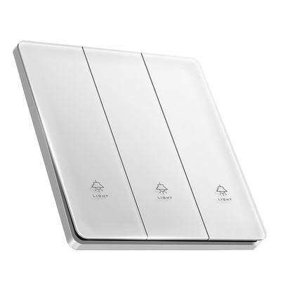 国际电工超薄肤感开关不留指纹