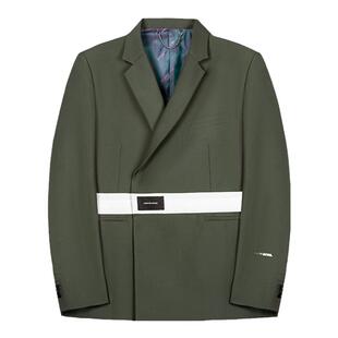 Unawares. 男女同款 腰间拼接双排扣休闲西装