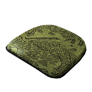 中古风坐垫可拆洗餐椅久坐椅子办公室坐垫马蹄形海绵垫学生茶椅垫