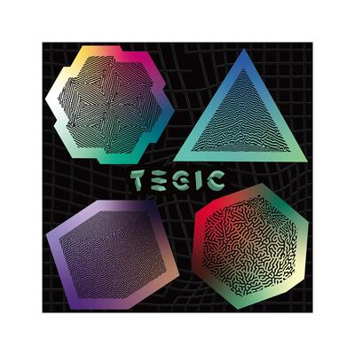 24年Q2Q3Q4 季度贴纸 （图案随机发） Scientific Pattern TEGIC 特极客