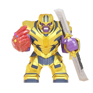 中国积木灭霸暴君屠刀钢铁侠无限宝石手套76191小人仔复仇者联盟4