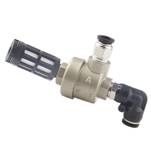 火鹰百世拓大力扒胎机拆胎机配件大气缸快排阀消音器排气泄气阀