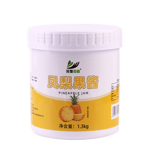 凤梨果酱1.3kg 水果颗粒果泥菠萝烘焙面包商用奶茶饮品店专用原料