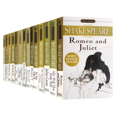 莎士比亚戏剧合集14册英文原版