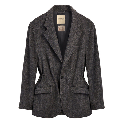 CULTUM意式复古50羊毛西装领夹克