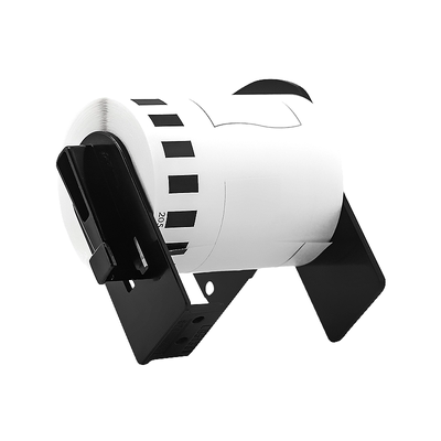 适用兄弟热敏条码打印机 标签纸 贴纸标签带DK/QL系列热敏标签纸色带连续标签白底黑字