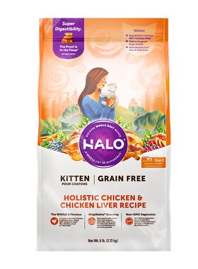 美国halo自然光环猫粮鸡肉成猫粮