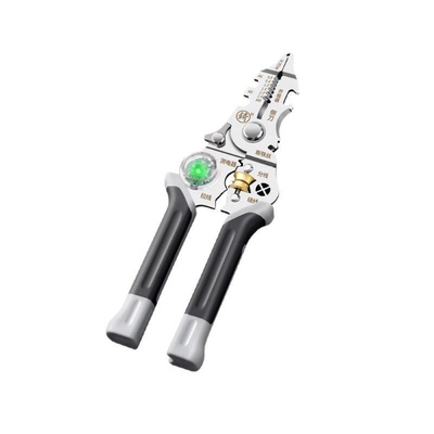 2025新款电工测电笔多功能智能氖管led专用测断线漏电高端剥线钳