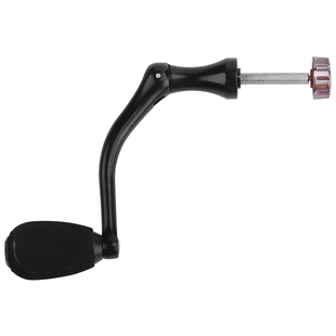 纺车轮摇臂配件海杆抛竿鱼轮子金属摇轮折叠摇把换把渔轮手柄路亚