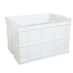 白色周转箱食品箱子长方形养龟养鱼缸带盖食品级原料收纳储物浅盘