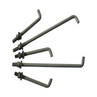 GB799国标弯钩地脚螺栓7字9字L型螺杆M18-M36钢结构镀锌预埋螺丝