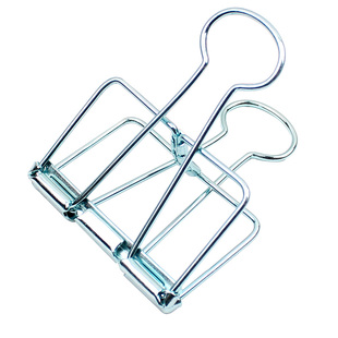 简约金属镂空长尾夹子创意文具手帐可爱彩色办公文件燕尾夹试卷夹