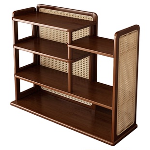 桌面置物架杯架茶具架咖啡杯子分层置物架中古风台面收纳展示架子