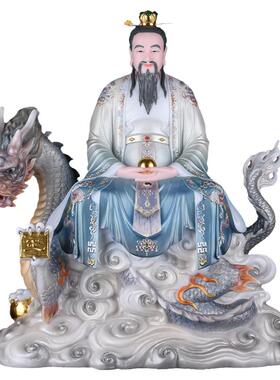 青龙元始天尊带骑三清发簪摆件