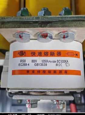 议价华东特种熔断器厂  快速熔断器 RS8 800V/1250A P1r106N BC10