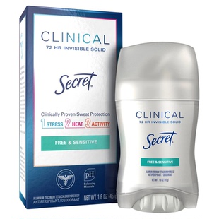 现货美国Secret秘密专业级Clinical止汗膏露强力除体味香体膏止汗
