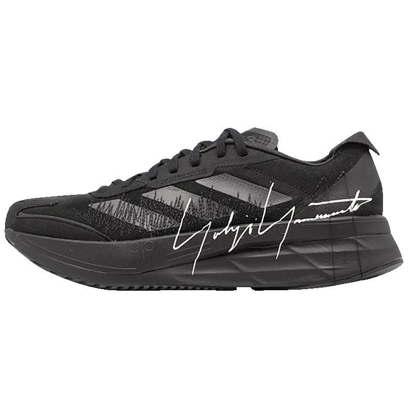 Y-3/Y3山本耀司秋冬情侣款休闲运动跑步鞋子签名黑武士系列IE9395