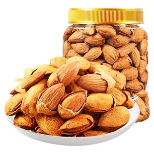 巴旦木坚果奶香干果扁桃仁杏仁新货纸皮手剥坚果炒货零食品旗舰店